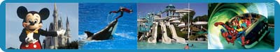 Disney, Universal, SeaWorld and KSC