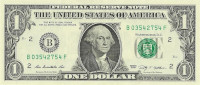 1 Dollar Bill