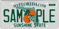 Florida Licence Plate